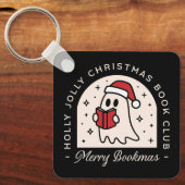 本メリーマス本好きクリスマス キーホルダー (正面)