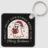 本メリーマス本好きクリスマス キーホルダー (裏面)