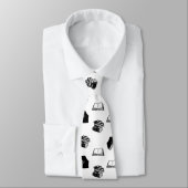 本モダン書本模様 ネクタイ (タイ)