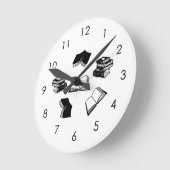 本モダン書誌の図書目録の図書様式 ラウンド壁時計 (傾斜)