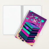 本モノグラムのを愛するために ノートブック (内側)