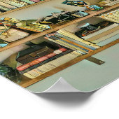 本ユニーク好きの贈り物 ポスター (角)