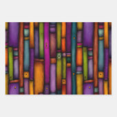 本予測できな針の装飾紙セット ラッピングペーパーシート (正面)