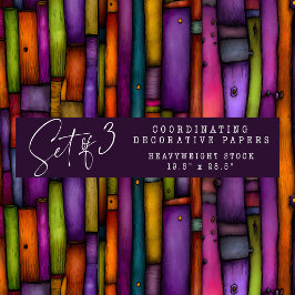 本予測できな針の装飾紙セット ラッピングペーパーシート