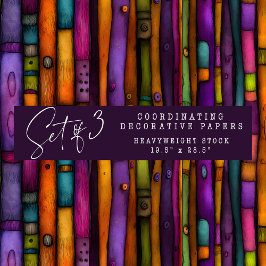 本予測できな針の装飾紙セット ラッピングペーパーシート