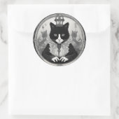 本人ゴシック子猫 ラウンドシール (バッグ)