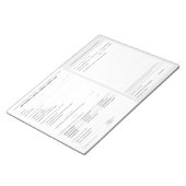 本人確認書類検証シート(矯正施設用) ノートパッド (アングル)