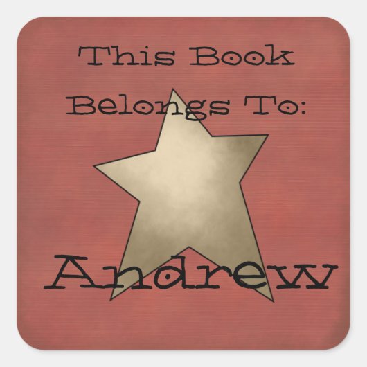 本初期のプレート スクエアシール (正面)