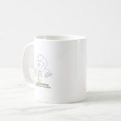 本及び醸造物のロゴ コーヒーマグカップ (正面左)