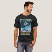 本堂テキサス州太陽の皆既食2024 Tシャツ (正面フル)