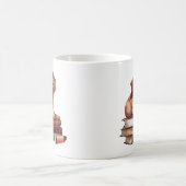 本大切のある甘いワンちゃん コーヒーマグカップ (中央)