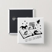 本失ったを読む 缶バッジ (正面&裏面)