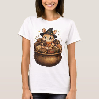 本好きうさぎ司書ウィッチ Tシャツ