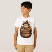 本好きうさぎ司書ウィッチ Tシャツ (正面フル)