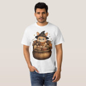 本好きうさぎ司書ウィッチ Tシャツ (正面フル)