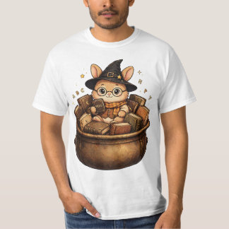 本好きうさぎ司書ウィッチ Tシャツ