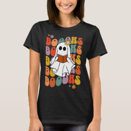 本好きなオバケ Tシャツ