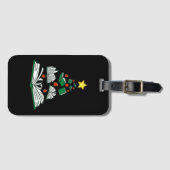 本好きなクリスマスツリーⅢ ラゲッジタグ (正面横)