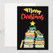 本好きなクリスマスツリーII 招待状 (正面/裏面)