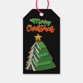 本好きなクリスマスツリーIV ギフトタグ