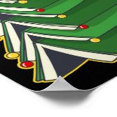 本好きなクリスマスツリーIV ポスター (角)