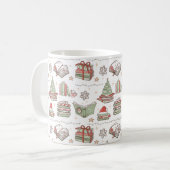 本好きなクリスマスファンへ コーヒーマグカップ (正面左)