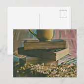 本好きな人のためのアート作品 ポストカード (正面/裏面)