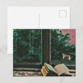 本好きな人のための図書館司書へのプレゼント ポストカード (正面/裏面)