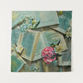 本好きな人のアート作品 タペストリー (正面)