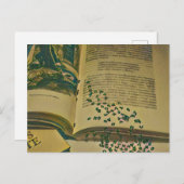 本好きな人へのプレゼント ポストカード (正面/裏面)