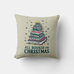 本好きな司書へのクリスマスギフト クッション