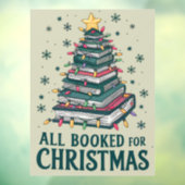 本好きな図書館司書へのクリスマスプレゼント ウィンドウサイン (シート3)