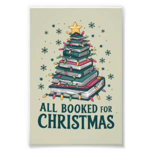 本好きな図書館司書へのクリスマスプレゼント フォトプリント