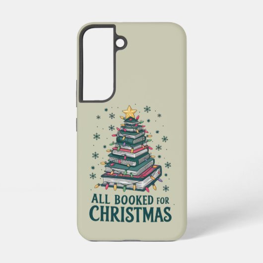 本好きな図書館司書へのクリスマスプレゼント SAMSUNG GALAXYケース (裏面)