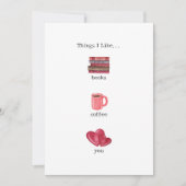 本好きな恋人の記念日カード シーズンカード (正面)