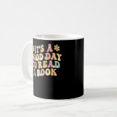 本好きにはいい日だ読よう読。 コーヒーマグカップ (正面左)