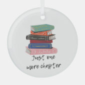 本好きにはもう一章 ガラスオーナメント (正面)