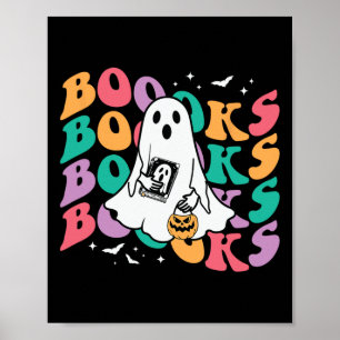 本好きのためのスプーキーな先生のハロウィンコスチューム ポスター