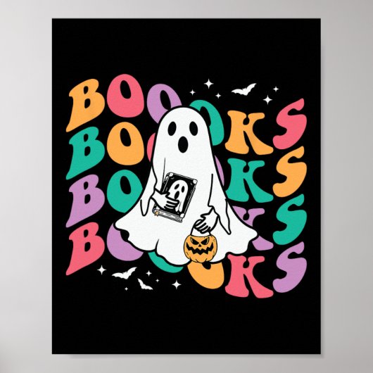 本好きのためのスプーキーな先生のハロウィンコスチューム ポスター (正面)