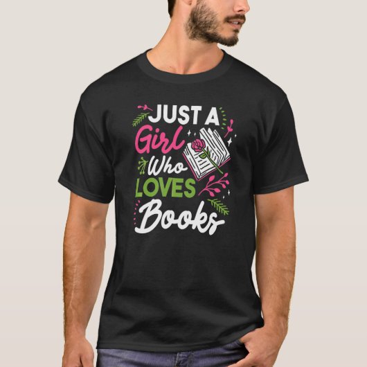 本好きのための本の服 司書 読書 7 Tシャツ (正面)