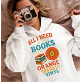 本好きのためのTシャツ、私が必要なのは本だけ パーカ