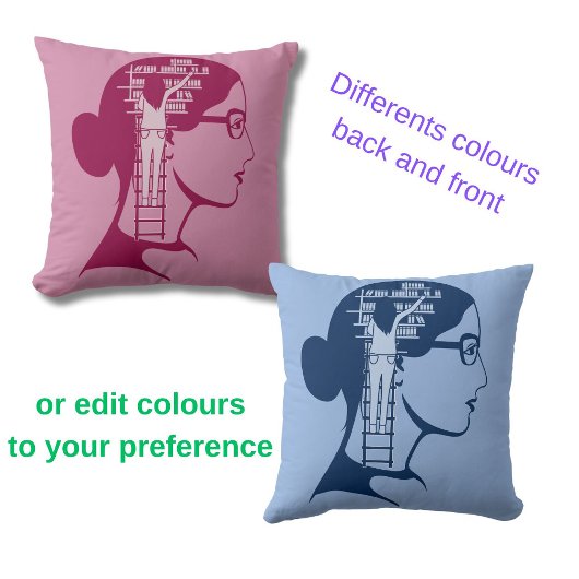 本好きのギフトブックライブラリ本 クッション