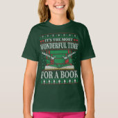 本好きのクリスマス Tシャツ (正面)