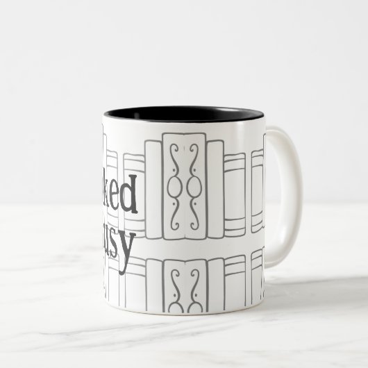 本好きのコーヒーマグ ツートーンマグカップ (正面右)