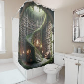 本好きの夢への階段 シャワーカーテン (インサイチュ)