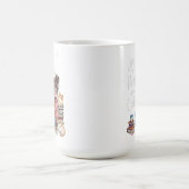 本好きの女の子のマグカップ コーヒーマグカップ (中央)