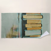 本好きの方への贈り物 ビーチタオル (正面)