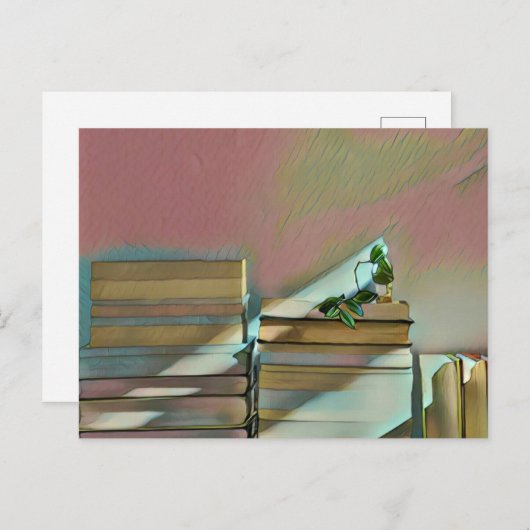 本好きの方への贈り物 ポストカード (正面/裏面)