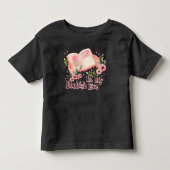 本好きの時代 ピンク トドラーTシャツ (正面)