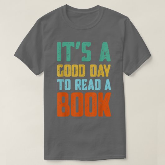 本好きの本が読いい日だ Tシャツ (デザイン正面)